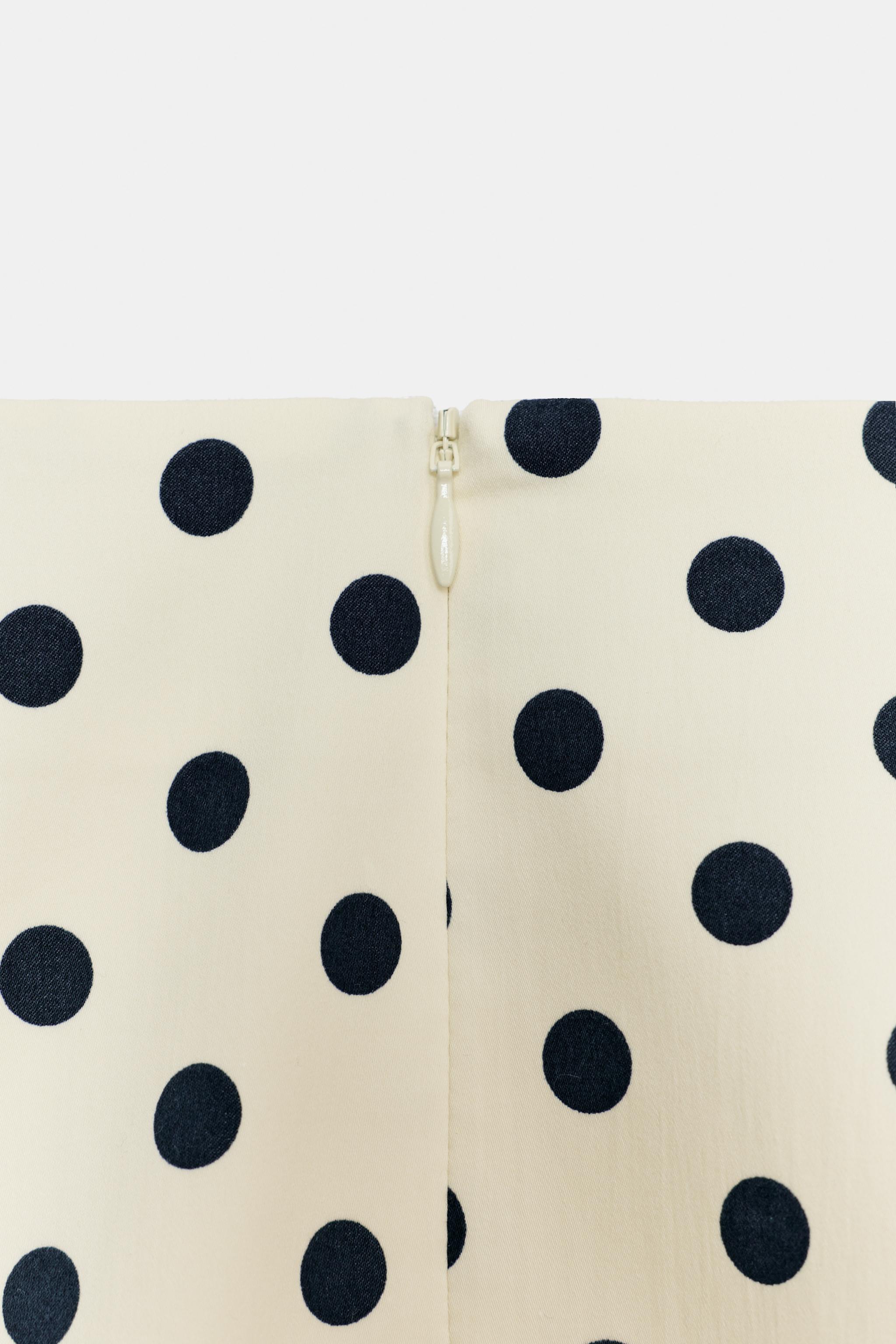 POLKA DOT PENCIL SKIRT ZW COLLECTION